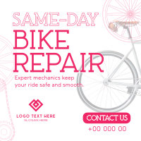 Bike Repair Shop Linkedin Post