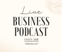 Corporate Business Podcast Facebook Post