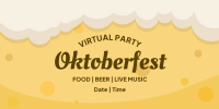 Virtual Oktoberfest Twitter Post