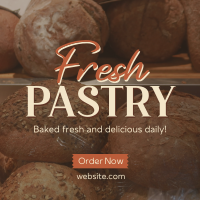 Rustic Pastry Bakery Instagram Post