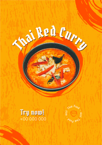 Thai Red Curry Poster