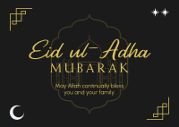 Blessed Eid ul-Adha Postcard