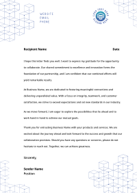 Company Letterhead example 4