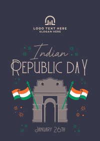 Festive Quirky Republic Day Poster