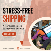 Stress-Free Delivery Instagram Post