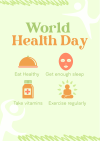 Health Day Tips Poster