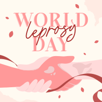 Happy Leprosy Day Instagram Post Design