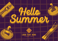 Southern Summer Fun Postcard Design