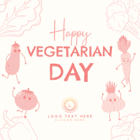 Veggie Party Fun! Instagram Post Design