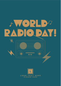 Radio Day Celebration Flyer