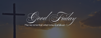 Good Friday Crucifix Greeting Facebook Cover