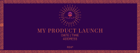 Art Deco Product Launch Facebook Cover