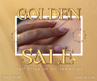Jewelry Sale Linen Facebook Post