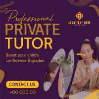 Private Tutor Instagram Post