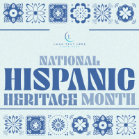 Hispanic Heritage Month Tiles Instagram Post