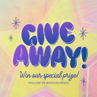 Quirky Giveaway Instagram Post Design