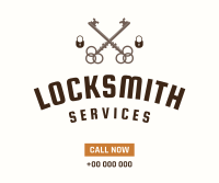 Locksmith Emblem Facebook Post