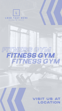 Strong Fitness Gym Facebook Story Design