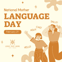 Mother Language Day Linkedin Post