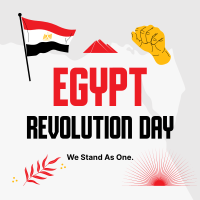 Egyptian Revolution Instagram Post