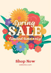 Spring Sale bouquet Flyer