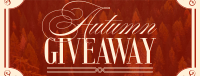 Autumn Giveaway Facebook Cover Image Preview