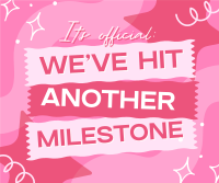 Cutesy Quirky Milestone Facebook Post