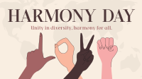 LOVE Sign Harmony Day Facebook Event Cover