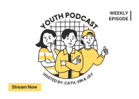 Youth Podcast Postcard