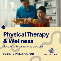Physical Therapy At-Home Instagram Post Design