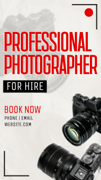 Photographer For Hire Instagram Reel Image Preview