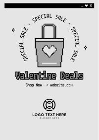 Pixel Shop Valentine Flyer