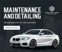 Maintenance & Detailing Facebook Post