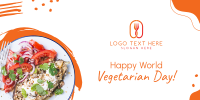 Happy Vegetarian Day! Twitter Post