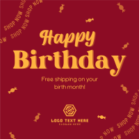 Elegant Birthday Instagram Post Design