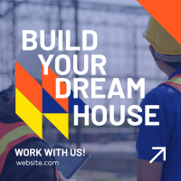 Dream House Construction Instagram Post