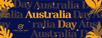 Australia Day Pattern Facebook Cover Image Preview