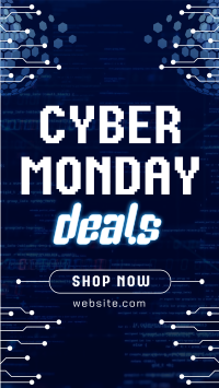 Cyber Monday Tech TikTok Video Design