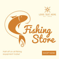 Fishing Hook Instagram Post Design