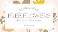Free Flowers For You! Facebook Event Cover