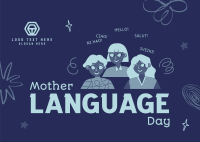 Mother Language Celebration Postcard