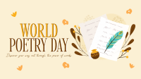 Poetry Creation Day Animation