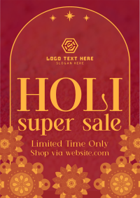 Holi Sale Patterns Flyer