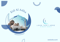 Eid Al Adha Shapes Postcard