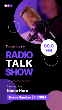 Radio Talk Show TikTok Video