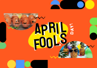 Vivid April Fools Postcard