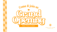 Vintage Grand Opening Animation