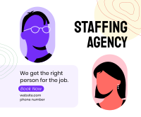 Staffing Agency Booking Facebook Post