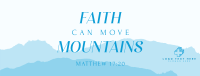 Faith Move Mountains Facebook Cover