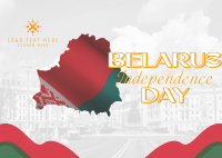 Belarus Independence Day Postcard